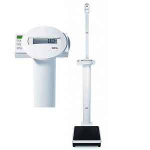 BASCULA DIGITAL DE COLUMNA 200KG CON ESTADIMETRO SECA 769