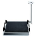 BASCULA DIGITAL DE PLATAFORMA 360KG DIV 100G TARA AUTO-HOLD BMI C/RIELES LATERALES Y RUEDAS  BM664