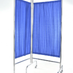 BIOMBO DE 2 HOJAS CROMADO  BM2