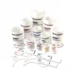 BRAZALETE NEONATAL DESECHABLE # 5 DE 2 TUBOS CAJA C/10  WA5082-105-2