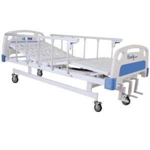 CAMA HOSPITALARIA MANUAL 3 MANIVELAS CON BASE SEMISOLIDA  C3031-2