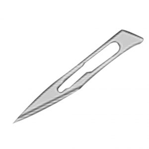 CAJA HOJA DE BISTURI ALTO CARBON # 11