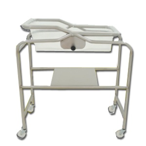 CARRO CUNA BASINETE TUBULAR CROMADO  CRCBSTC