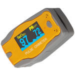 OXÍMETRO DE PULSO CHOICEMMED 4 MODOS DE PANTALLA ONDA PLETISMOGRAFICA PEDIATRICO OSO  CHC-MD300C52