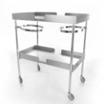 CARRO PARA CURACIONES CLASE T INOXIDABLE  CRCRINX