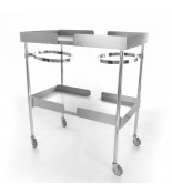 CARRO PARA CURACIONES CLASE T INOXIDABLE  CRCRINX