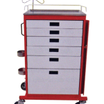 CARRO PARA EMERGENCIAS DE 6 CAJONES NUEVO CLASE G6  CREM6N