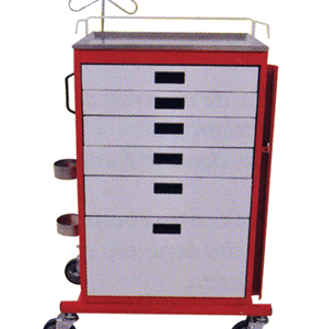 CARRO PARA EMERGENCIAS DE 6 CAJONES NUEVO CLASE G6  CREM6N