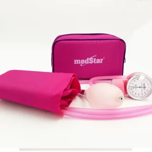 ESFIGMOMANOMETRO ANEROIDE MEDSTAR FULL  SLI-HS-20A-F color rosa