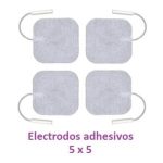 ELECTRODO CUADRADO DE 5 CM BOLSA CON 4 PZ