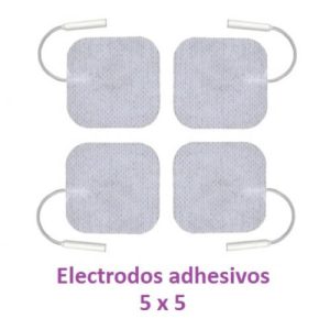 ELECTRODO CUADRADO DE 5 CM BOLSA CON 4 PZ