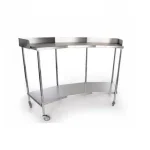 MESA RIÑON INOXIDABLE CON ENTREPAÑO 304  MSRNINXE