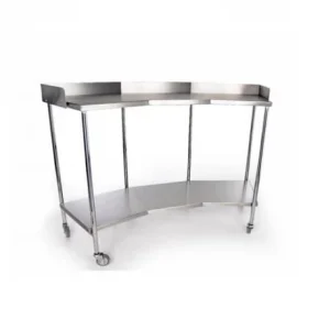 MESA RIÑON INOXIDABLE CON ENTREPAÑO 304  MSRNINXE