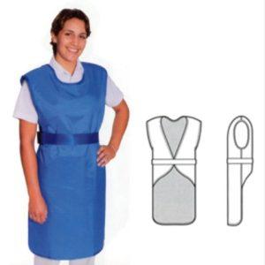 MANDIL EMPLOMADO PARA RAYOS X LIGERO CON VELCRO SHIELDING  JDS536TL