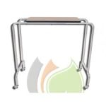 MESA PUENTE TUBULAR CROMADA  MSPNTC