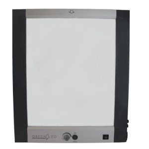 NEGATOSCOPIO PLANO 1 PLACA LED PARA MAMOGRAFIA 13 000 LUX GREEN LED  GLOB1M1