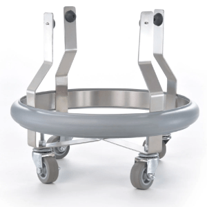 PORTACUBETA DE PATADA INOXIDABLE (SIN CUBETA)