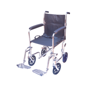 SILLA DE TRASLADO 17 ACERO CROMADA