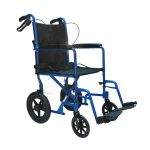 SILLA DE TRASLADO 712 ALUMINIO AZUL