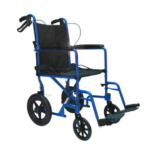 SILLA DE TRASLADO 712 ALUMINIO AZUL