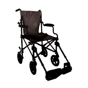 SILLA DE TRASLADO 714 ALUMINIO NEGRO