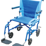 SILLA DE TRASLADO TS19  ALUMINIO AZUL