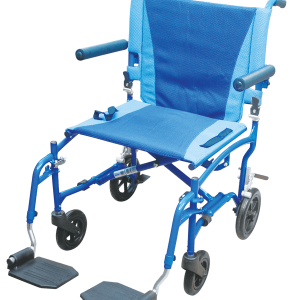 SILLA DE TRASLADO TS19  ALUMINIO AZUL