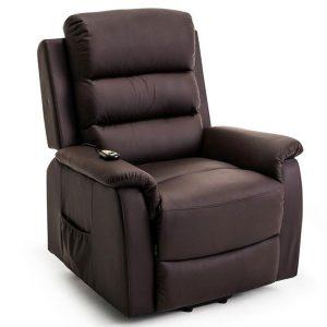 SILLON ELEVADOR DE PACIENTES 3 POSICIONES MASAJE THERALIFT BROWN  TRTM3000