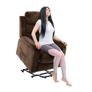 SILLON ELEVADOR DE PACIENTES 3 POSICIONES MASAJE THERALIFT MOCHA  TRTM3003